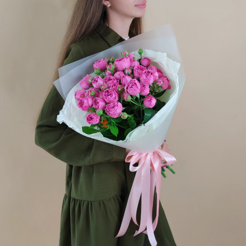 Букет с пионовидной розой